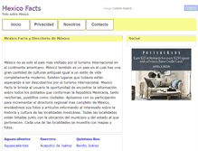 Tablet Screenshot of mx.mexico-facts.com